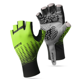 Cycling Gloves, Half-Finger Workout Gloves for Men Women