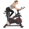 Indoor Cycling Exercise Bike Stationary, Home Gym Workout Fitness Bike with Comfortable Cusion, LCD Display and Hand Pulse