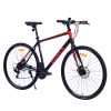 21 Speed Hybrid bike Disc Brake 700C Road Bike For men women's City Bicycle