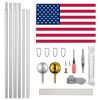 30ft Sectional Al Flag Pole w/US Flag Ball