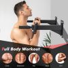 Wall Mounted Multi-Grip Pull Up Bar with Foam Handgrips