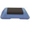 16in Square Aerobic Step Platform with 4 Risers Adjustable Exercise Fitness Workout Stepper,Blue and Green