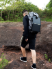 Solar power generation mountaineering backpack. 60L,30W,5V/3A,9V/2A,12V/1.5A, QC2.0/QC3.0 fast charging, 5000 mAh energy storage, YKK zipper, high-end