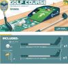 Children's Golf Course; Electric Indoor And Outdoor Sports Toys; Telescopic Putter Practice Bench Set