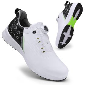 New Professional Golf Shoes Men Luxury Golf Sneakers Outdoor Anti Slip Walking Shoes for Golfers Athletic Sneakers Male (Color: Hei, size: 36)