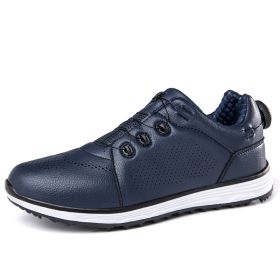 New Professional Golf Shoes Men Spikeless Golf Sneakers Women Big Size 46 47 Golfers Wears Outdoor Anti Slip Walking Shoes (Color: Hei, size: 44)