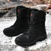 Comfort Beige Outdoor Hiking Boots Couple Men Trekking Shoes Women Big Size Military Tactical Boots For Men hiking sheos snow bo