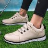 Professional Spikeless Golf Shoes Men Women Golf Sneakers Golfers Wears Outdoor Anti Slip Walking Shoes Ladies Athletic Sneakers