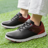 Waterproof Golf Shoes Men Professional Spikes Golf Sneakers Outdoor Comfortable Walking Shoes Anti Slip Walking Sneakers