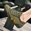 Waterproof Golf Shoes Men Professional Spikes Golf Sneakers Outdoor Comfortable Walking Shoes Anti Slip Walking Sneakers